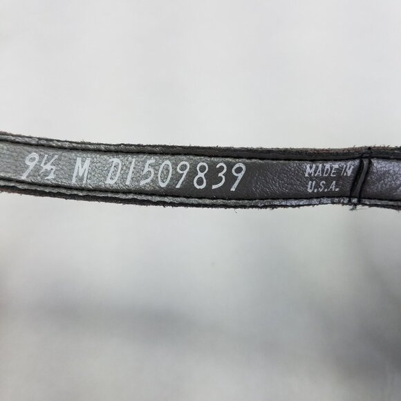 SAS Sandal Women's 9.5 Slingback Strappy Block Heel Silver Patent Leather USA - Picture 9 of 16